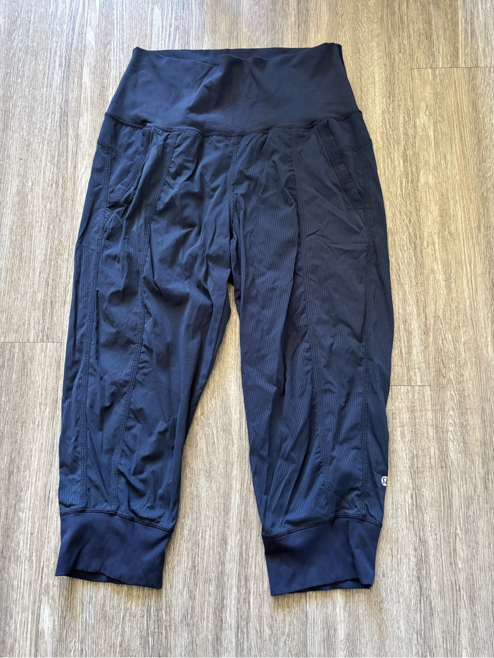lululemon athletica Navy Cropped Track Joggers
